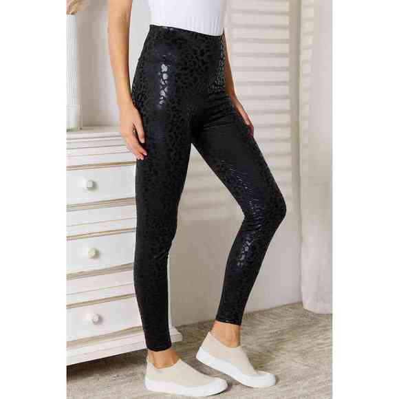 Double Take High Waist Leggings - Picture 3 of 4